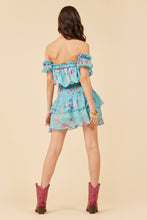 Load image into Gallery viewer, Abigail Romper, Turquoise Sea Floral
